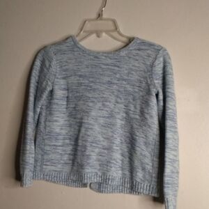 GAP Blue Crew Neck Sweater Lightweight Knit